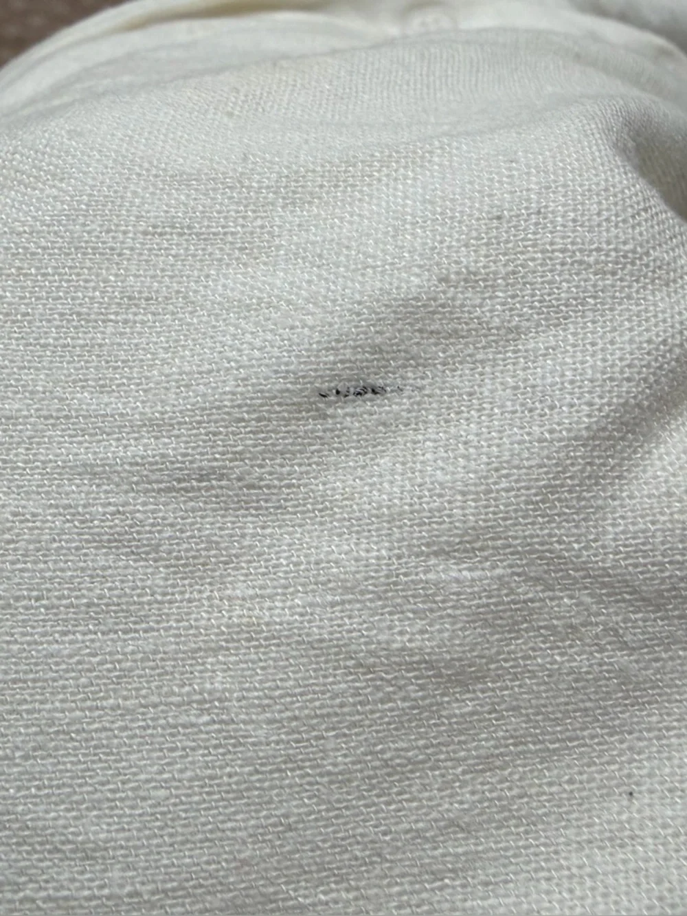 🆕 Taylor Porcelain White Linen Blend Tiered Dress Size 10, 12 Boho Mini Dress - Picture 16 of 17